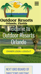 Mobile Screenshot of outdoorresortsorlando.com